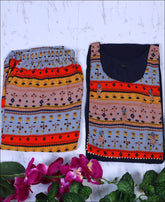 Rayon Dove Printed Kurti Set